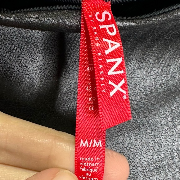 Spanx Black faux leather leggings - Picture 7 of 12